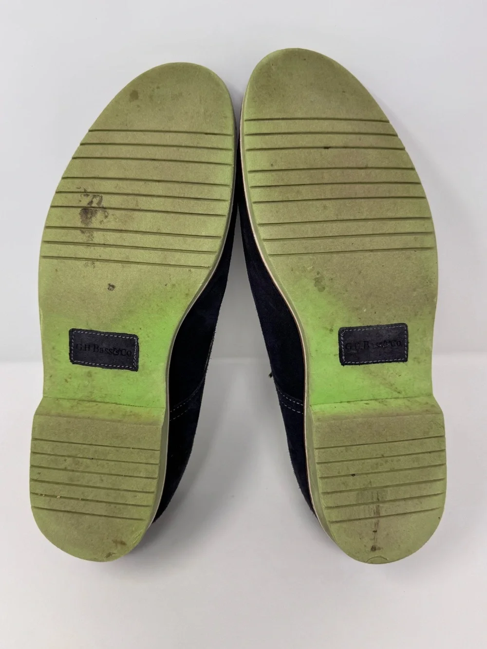 G.H Bass & Company Shoes, Buckingham, size 13, blue‎ leather, business casual